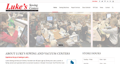 Desktop Screenshot of lukessewingcenters.com