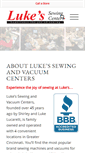 Mobile Screenshot of lukessewingcenters.com